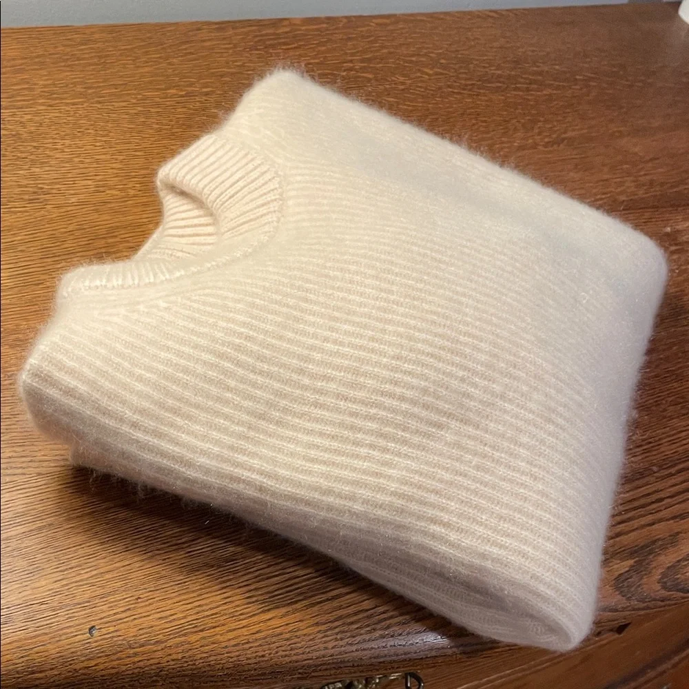 J. Crew Cashmere Crewneck Sweater - Cream - Picture 6 of 6